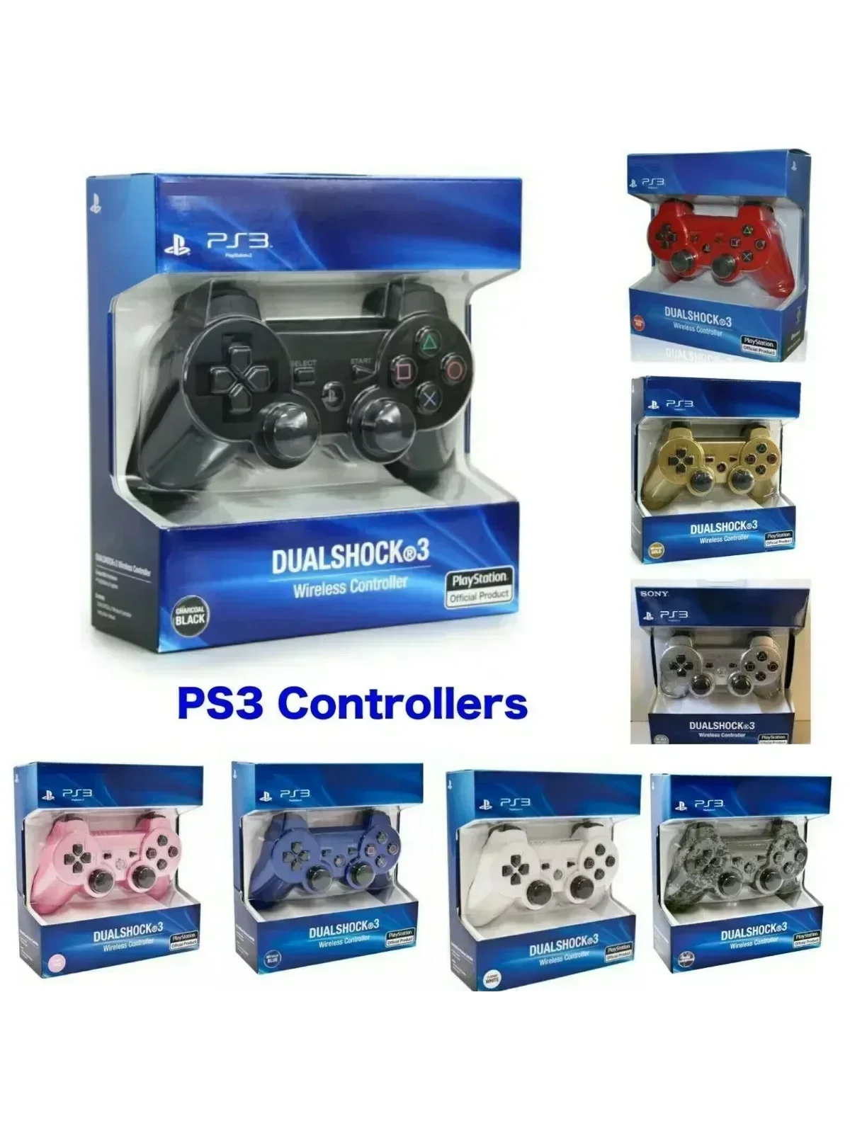 Gaming Console In - Беспроводной Bluetooth-геймпад Sony PS3, джойстик для