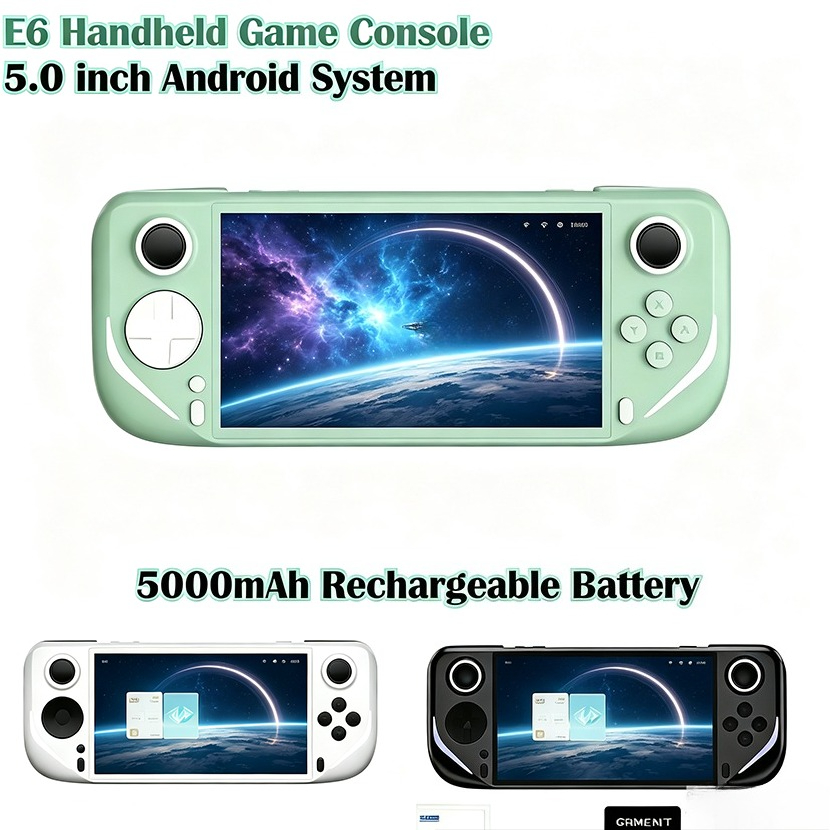 Gaming Console Under 5000 - Портативная игровая консоль E6 с 5.0-дюймовым
