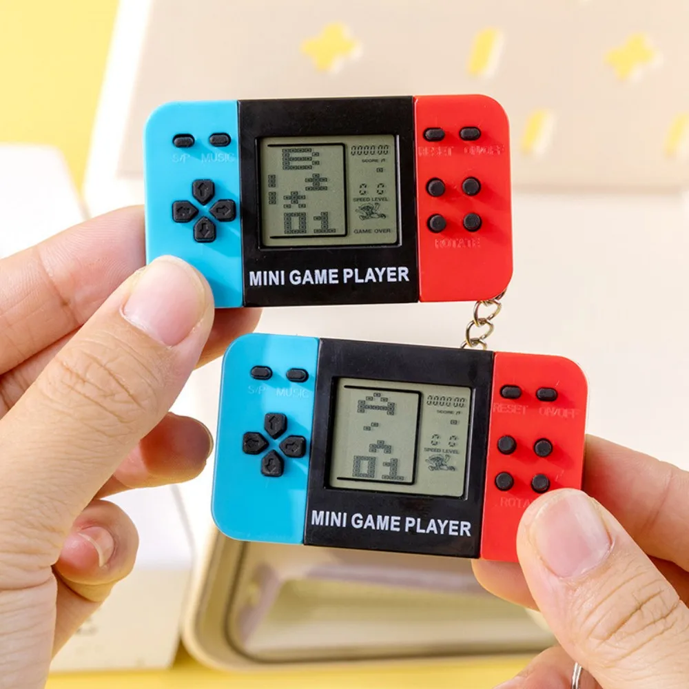 Gaming Console Keychain - Классическая портативная игровая консоль «Тетрис» в