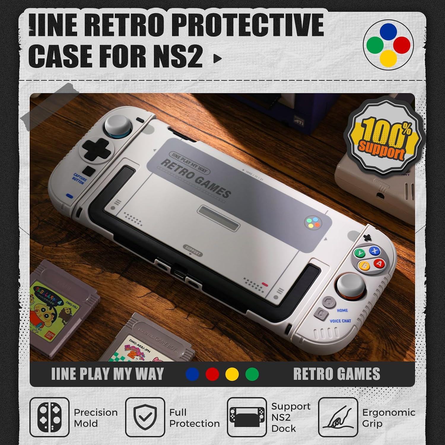 IINE – ретро-чехол для контрол – обзор и цена Gaming Console Buttons